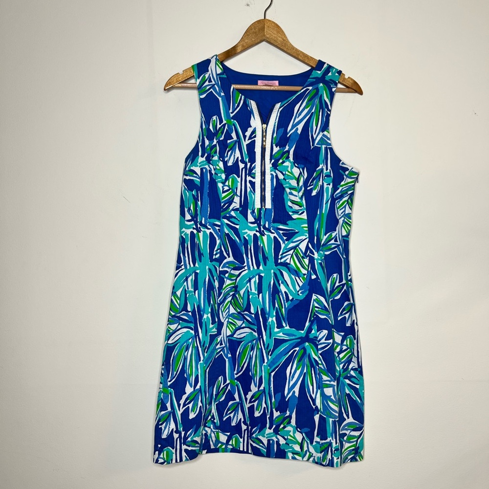 Lilly Pulitzer Bamboo Print Shift Dress, sz. 10